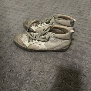 Gray High-Top Sneakers